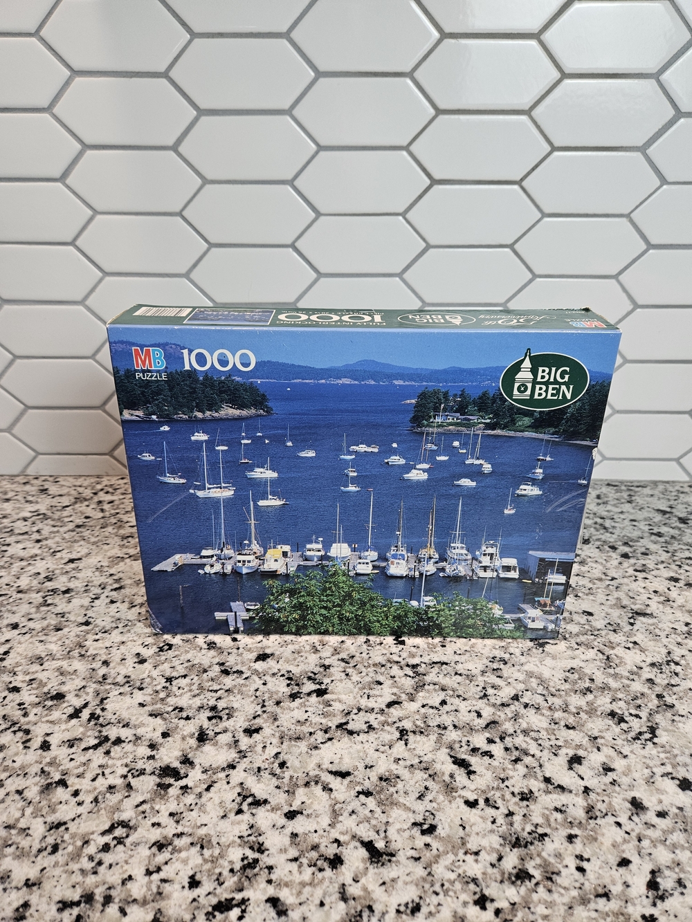 Big Ben Blue Harbor 1000-Piece Puzzle by MB